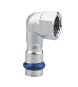 6556304 Коліно коротке 90 з внутрішнім різьбленням ASG INOX 22х1/2" - 1