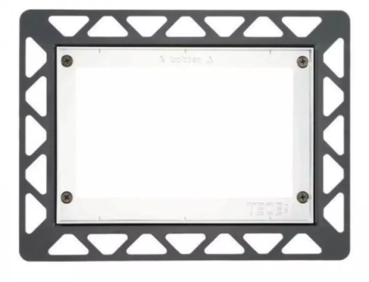 Рамка монтажна TECE 9240649 для панелей зливу 290х220мм хром глянцевий - 1