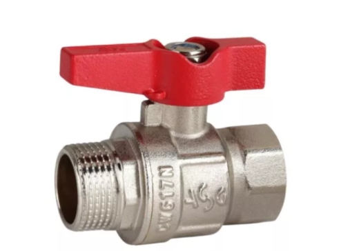 6552912 Кран кульовий 1/2" ЗВ метелик (ASG) (уп.96) - 1