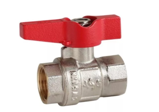 6552928 Кран кульовий 1/2" ВВ метелик (ASG) (уп.96) - 1