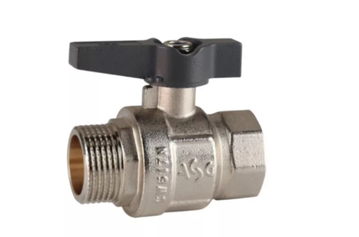 6553000 Кран кульовий 1/2" ЗВ метелик (ASG+) (уп.96) - 1