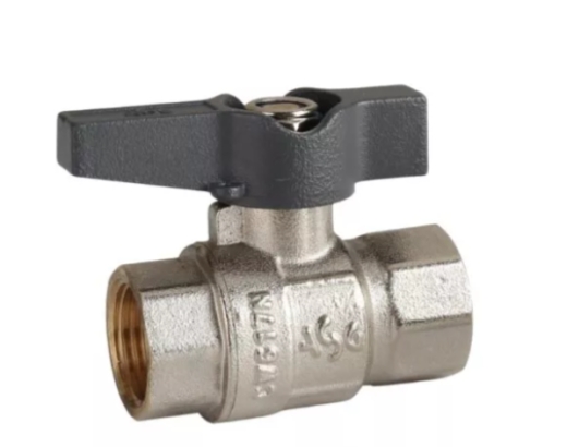 6553001 Кран кульовий 1/2" ВВ метелик (ASG+) (уп.96) - 1