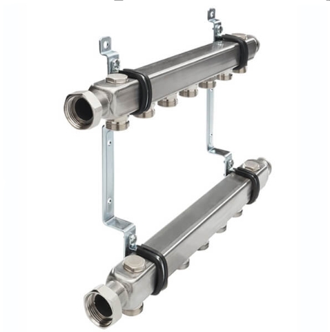 Колектор для опалення TECE 712555 на 6 контурів 3/4" підключення 1" - 1