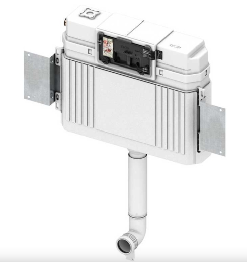 9041008 Бачок TECE для підлогового унітазу (з пластинами кріплення до стіни) - 1