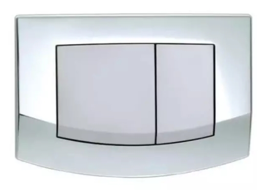 Панель змиву для унітазу TECEambia 9240254 подвійна хром глянцевий - 1