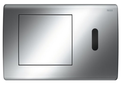 Панель змиву для унітазу TECEplanus 9240353 з ІЧ-сенсором 230/12v хром глянцевий - 1
