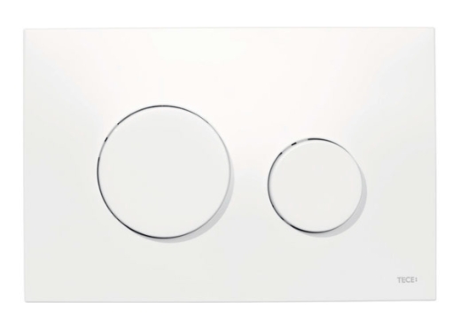 Панель змиву для унітазу TECEloop 9240600 подвійна пластикова біла - 1