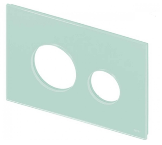Лицьова панель для панелі змиву унітаза TECEloop 9240670 м'ятно-зелене скло - 1