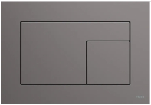 9240731 TECEvelvet Панель подвійного змиву для унітазу, антрацит, Grigio Londra - 1