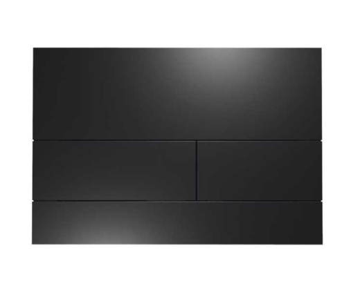Панель змиву для унітазу TECEsquare II 9240833 подвійна чорна матова - 1