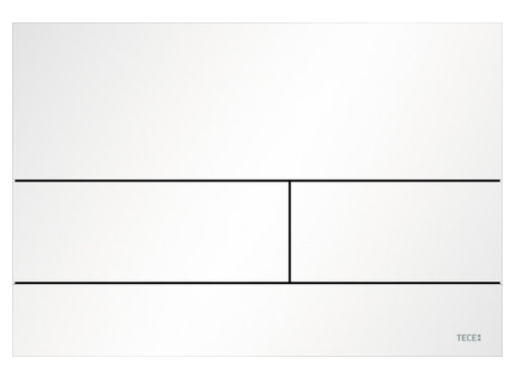 Панель змиву для унітазу TECEsquare II 9240834 подвійна біла матова - 1