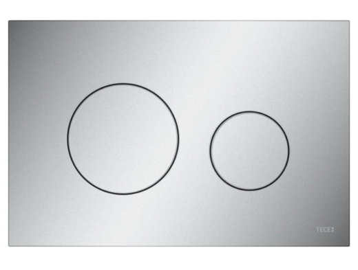 Панель змиву для унітазу TECEloop 9240922 подвійна  хром матовий - 1