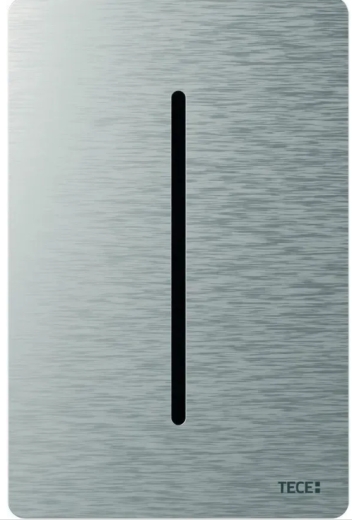 Панель змиву для пісуару TECEfilo-Solid 9242030 електронна матова нержавіюча сталь 230/12v - 1
