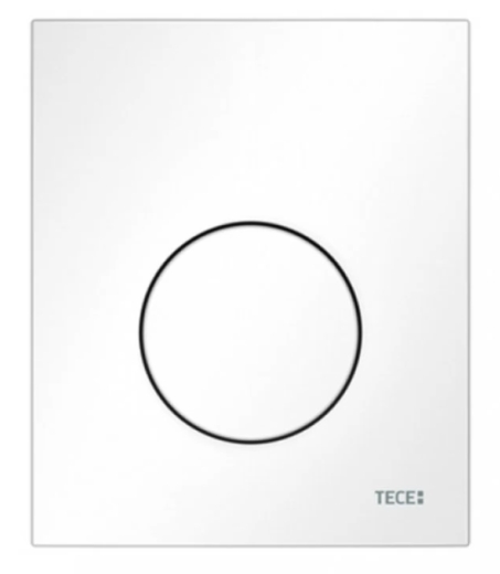 Панель змиву для пісуару TECEloop 9242650 з картриджем біле скло біла клавіша - 1