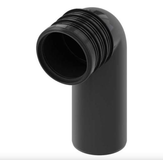 9820315	Відвід каналізаційний DN90/90, PE-HD 90° - 1