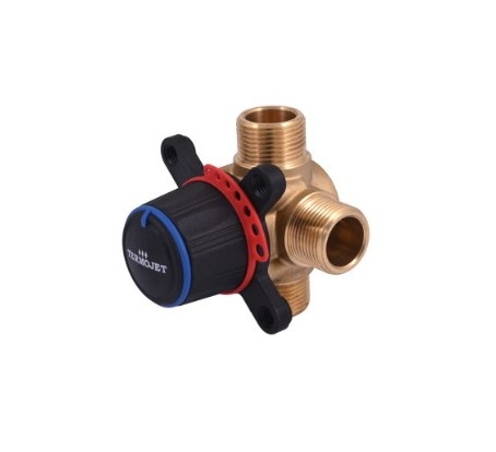 Трьохходовий змішувальний кран Termojet, DN20, kvs-2,5 зовнішня різьба - 1