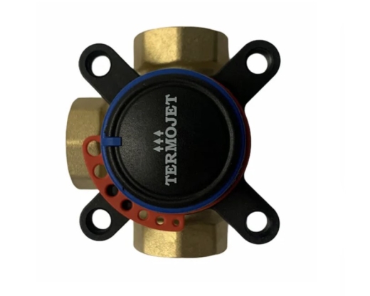 Трьохходовий змішувальний кран Termojet, DN25, kvs-12 внутрішня різьба - 1