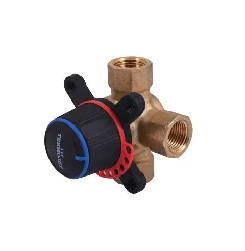 Трьохходовий змішувальний кран Termojet, DN32, kvs-18 внутрішня різьба - 1