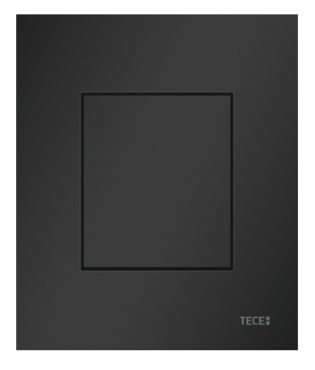 9242406	TECEnow Панель змиву для пісуару, чорна матова - 1