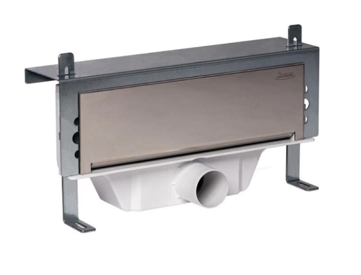 STY-F1KF Внутрішньостінний душовий канал Styron з полірованою решіткою "Класик" із "сухим" сифоном - 1