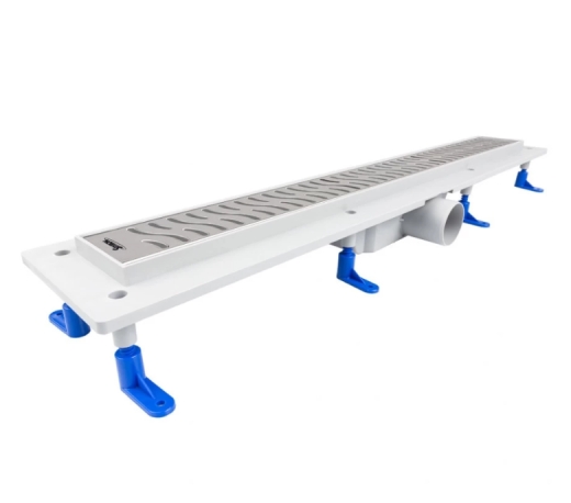 STY-H-100 Душовий канал з полірованими решіткою 1000 мм "Гармонія" з "сухим" сифоном - 1