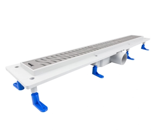 STY-H-90 Душовий канал з полірованими решіткою 900 мм "Гармонія" з "сухим" сифоном - 1