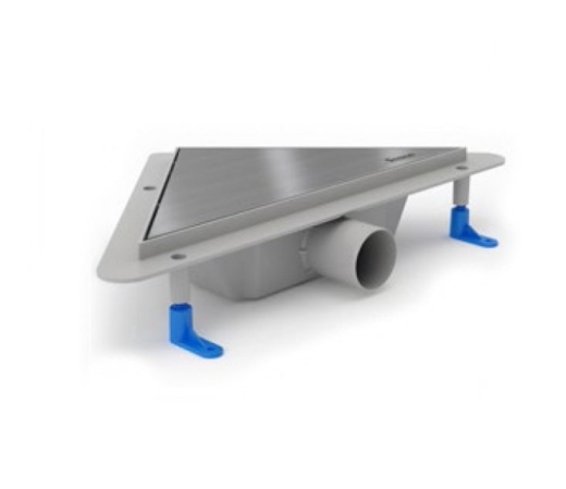 STY-KM Кутовий водовідвідний канал, решітка матова Класик - 1