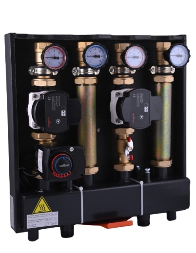 МОДУЛЬ Termojet BOX 2 в теплоізоляції (КМ2) (500*400*150) Підключення до котла: 1" ЗР; Підключення д - 1