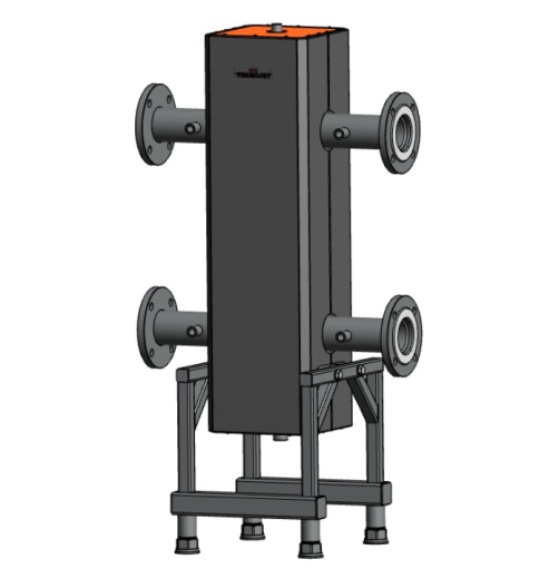 ГС-30 Гідрострілка в теплоізоляції ГС-219 фланцева з підставкою (підключ.до котла Ду65) - 1