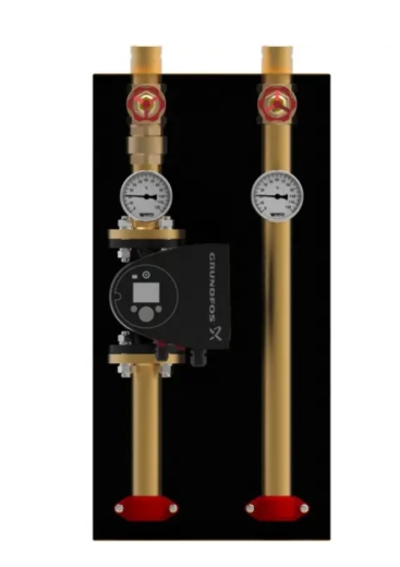 Насосна група MEGA до 1МВт  без насоса в теплоізоляції змішуючого вузла НГ-71 - 1