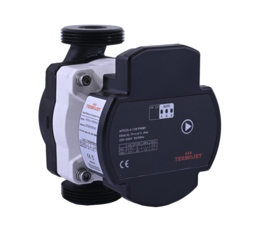 Termojet APE 20/6-130 PWM (25 різьба 1 1/2") довж.насоса 130мм(Qmax-2,7м3/год)-6 метра - 1