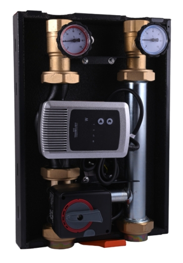 НГ-52.150-Л Насосна група зі змішувачем 1 1/4" ВР в теплоізоляції без насоса (насосна база180мм) - 1