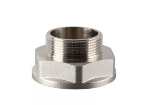 6554358 Перехідник 3/4"х1/2" нікель (ASG)(уп.400) - 1