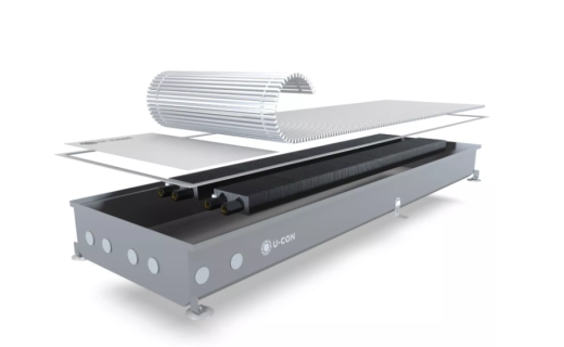 Конвектор опалювальний водяний U-CON з природною конвекцією EK2.300/1000/78 - 1