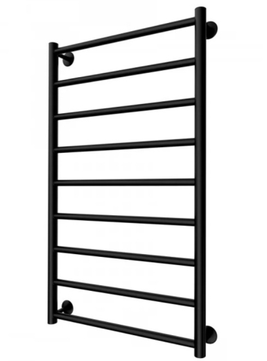 1.075.048780.BM Рушникосушка INOX Флет  970х530/500 чорний мат - 1