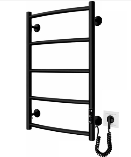 2.3.0113.10.BM Рушникосушка Класік НР-I  650х430/75 електр. TR К чорний мат - 1