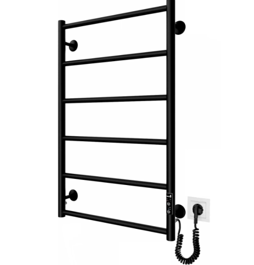 2.3.0703.10.BM Рушникосушка Класік F НР-I  800х530/75 TR K чорний мат - 1