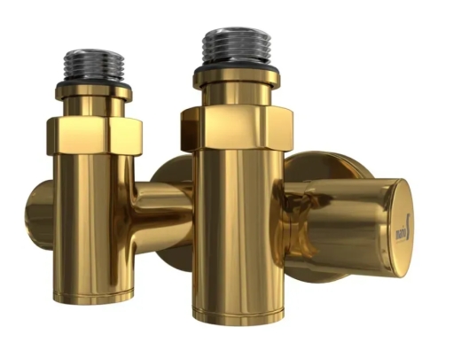 4.0.0500.56.G Кран кутовий під ТЕН золото - 1