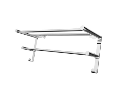 9.026.045082.P Полиця настіна INOX 520х253 (кругла) - 1