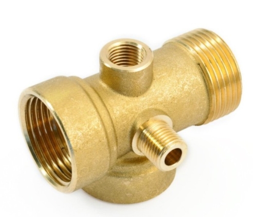 З"єднувач на 5 виходів латунний General Fittings 1"x1/4" H=82 2700.N4 - 1