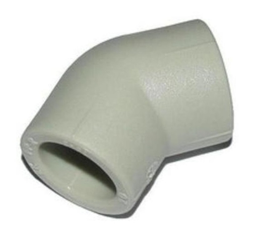 Кутник PP-R 45° KAS 9614050 50мм - 1