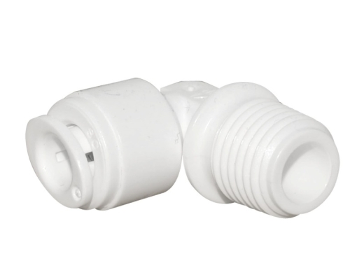 Кутник Aquafilter AQ-A4ME2-W 1/8"х1/4"QC різьба-трубка - 1