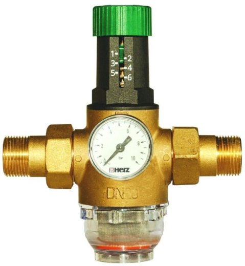 Редуктор тиску HERZ 1268211 діапазон 1.0-6.0бар DN15 - 1