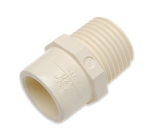 Муфта ХПВХ Із зовнішньою різьбою USTM  1/2" 50405 - 1