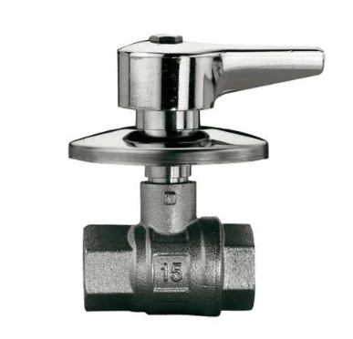 Кран кульовий під штукатурку IVR 130 з ручкою 3/4"ВВ - 1