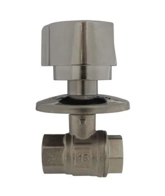 Кран кульовий під штукатурку IVR 134 з поворотною голівкою 1/2"ВВ - 1