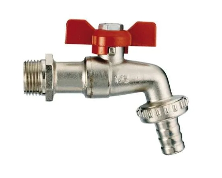 Кран кульовий для поливу з метеликом IVR 966A 1/2" - 1