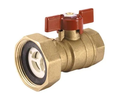 Кран кульовий з клапаном для насосу IVR 381 1''ВВ - 1