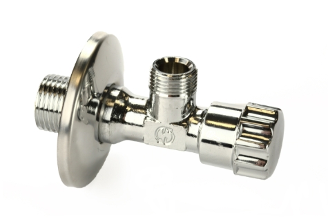(1/2"х1/2") Клапан приладовий з розеткою та круглою ручкою Н=72 1400.74 - 1