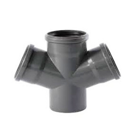 Хрестовина каналізаційна внутрішня Ostendorf HT Safe 175900 ПП 110х110мм 67° - 1